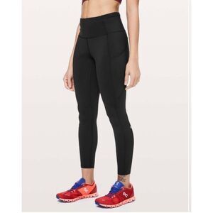 Lululemon Fast Free 25” Black Leggings